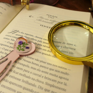 Marca páginas Flores Lilás