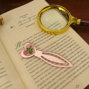 Marca páginas Flores Rosa claro