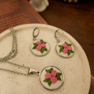 Trio flores rosas | Conjunto