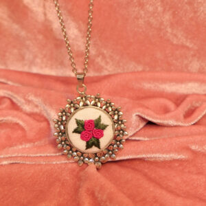 Trio Floral Pink | Medalha